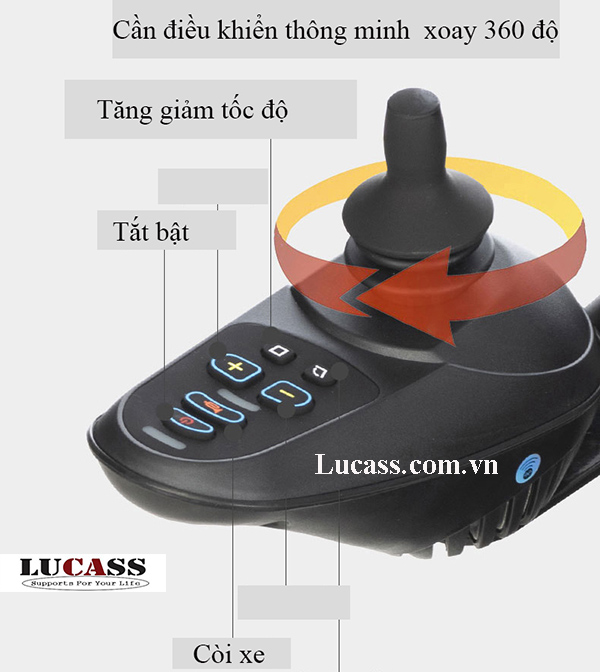 cần điều khiển thông minh xe lan dien 